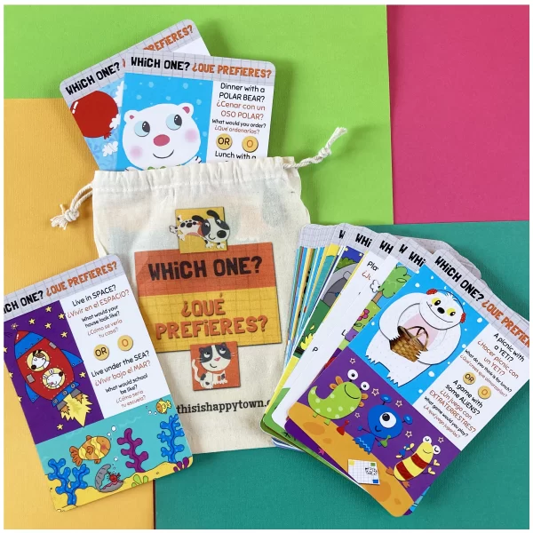 WHiCH ONE? Cards Bilingual Edition bag