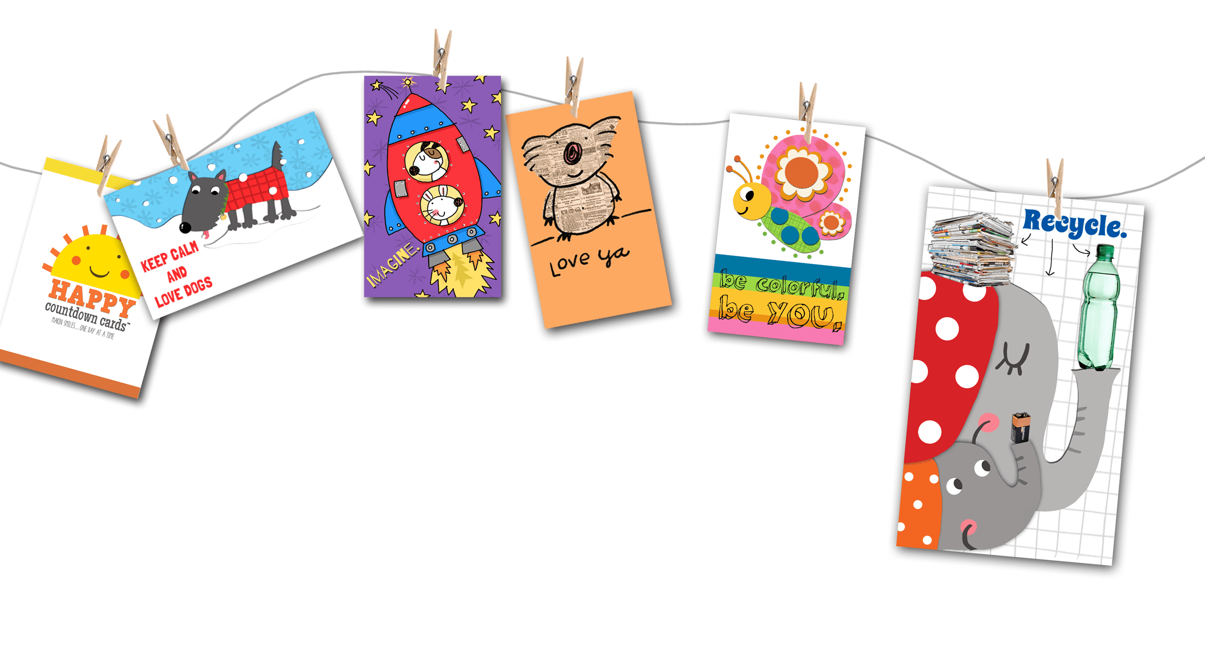 Countdown Cards — Happy Thoughts - Image 4