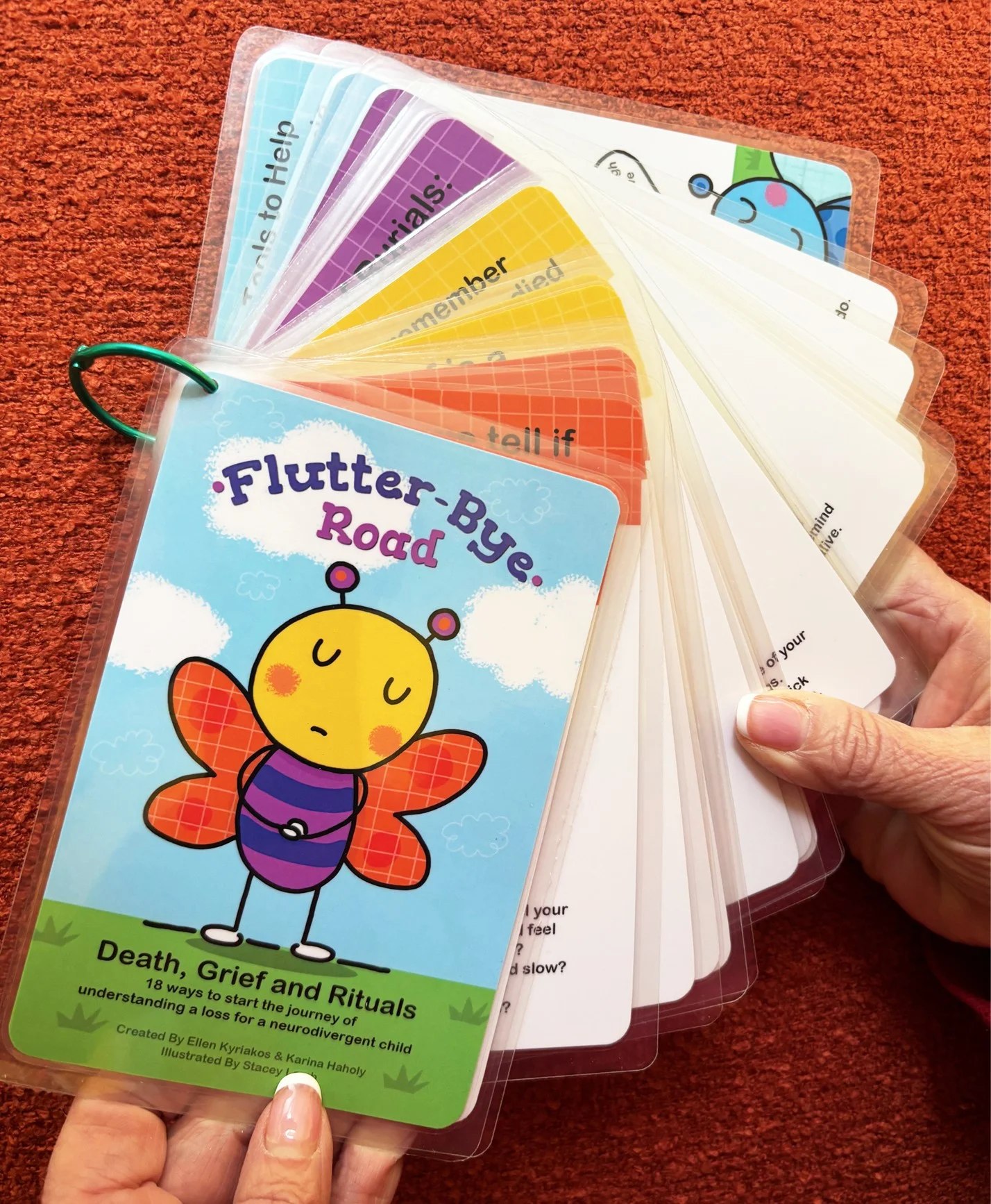 Flutter-Bye Road Education Card Set